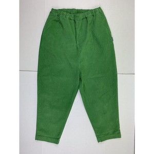 Medaigual Corduroy Pants Womens Size M High Rise Elastic Waist Drawstring Green